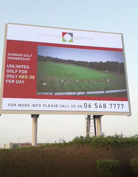 Sharjah LED Screen for Golf and shooting club - Epix LED