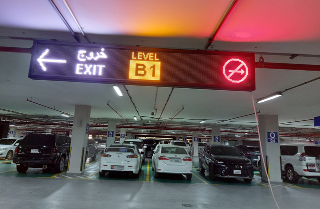 LED Parking Signage