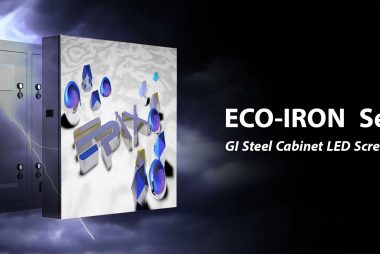 eco iron series go steel cabinet led screen panel