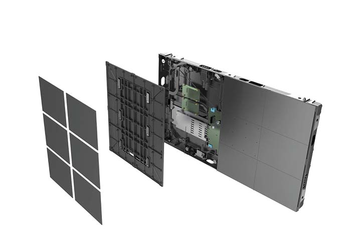flip chip cob led screen cabinet
